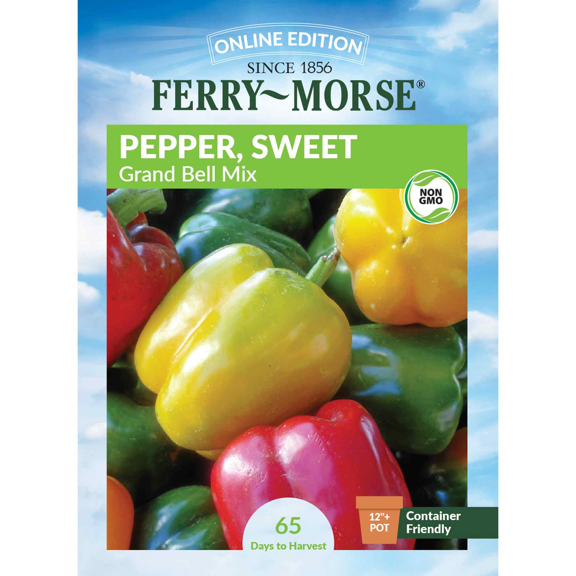 Ferry-Morse pepper grand bell mix seed packet
